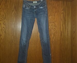 Mek Denim Blue Skinny (Cigarette) Jeans for Women